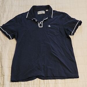 Original Penguin Navy Polo with White Accents